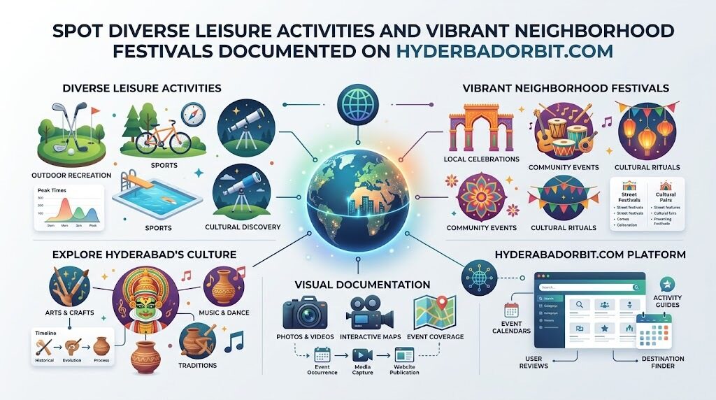 Spot Diverse Leisure Activities And Vibrant Neighborhood Festivals Documented On HyderabadOrbit.com