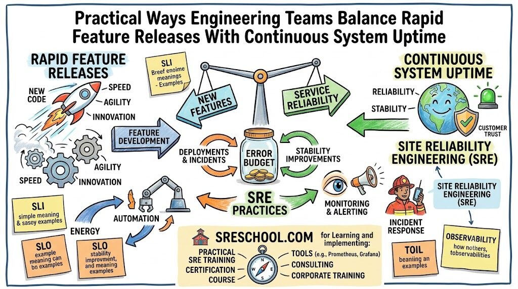Practical Ways Engineering Teams Balance Rapid Feature Releases With Continuous System Uptime