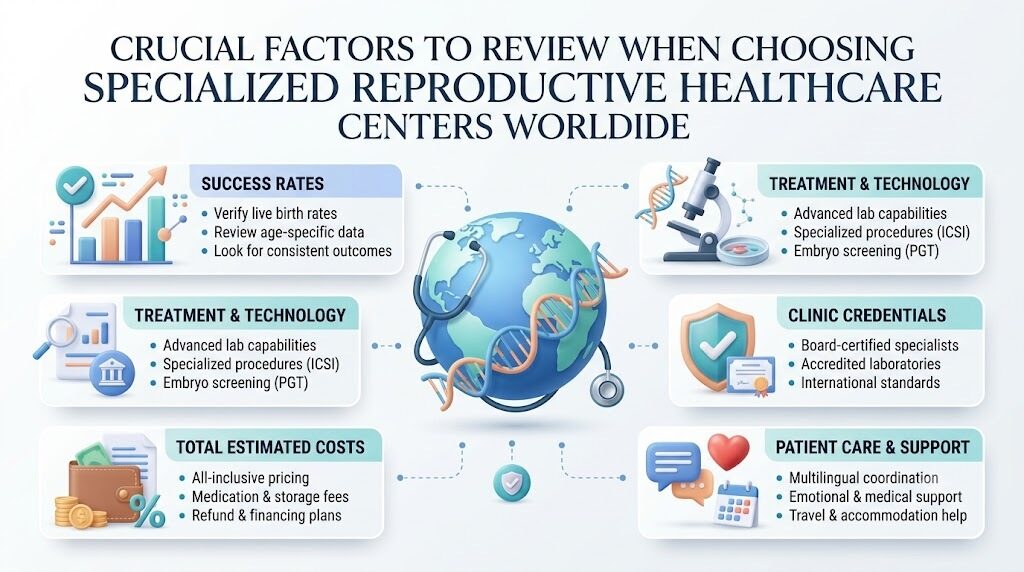 Crucial Factors to Review When Choosing Specialized Reproductive Healthcare Centers Worldwide