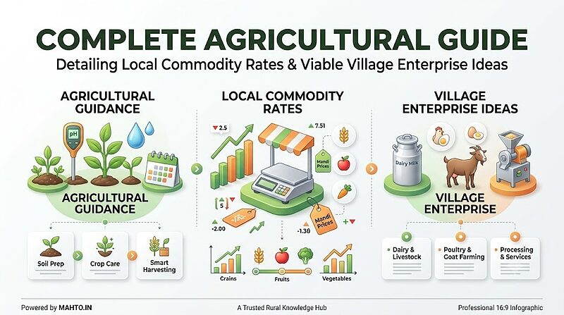 Complete Agricultural Guide Detailing Local Commodity Rates And Viable Village Enterprise Ideas