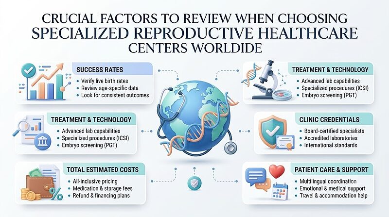 Crucial Factors to Review When Choosing Specialized Reproductive Healthcare Centers Worldwide
